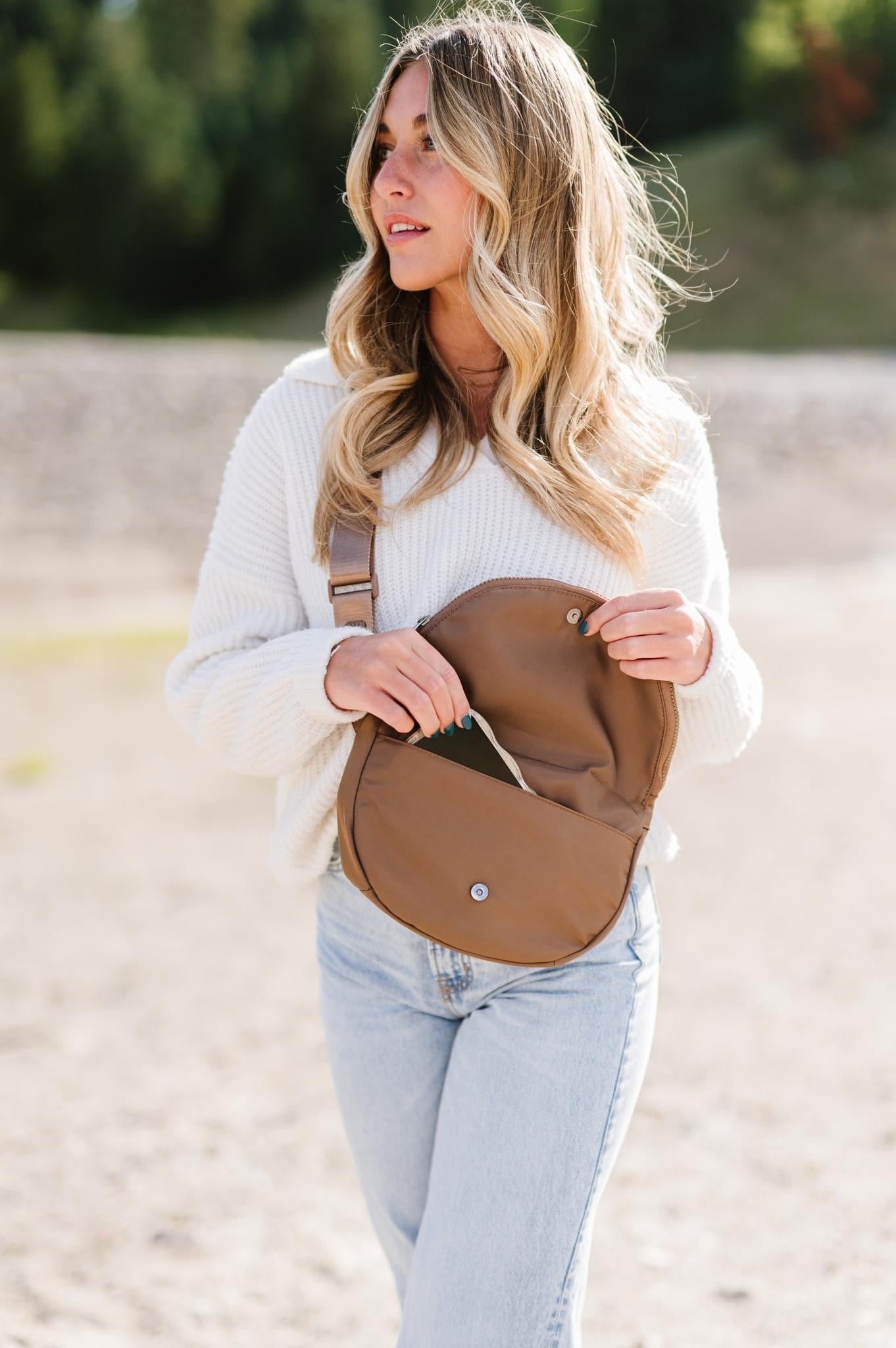 Margot Moon Belt Bag - Mocha