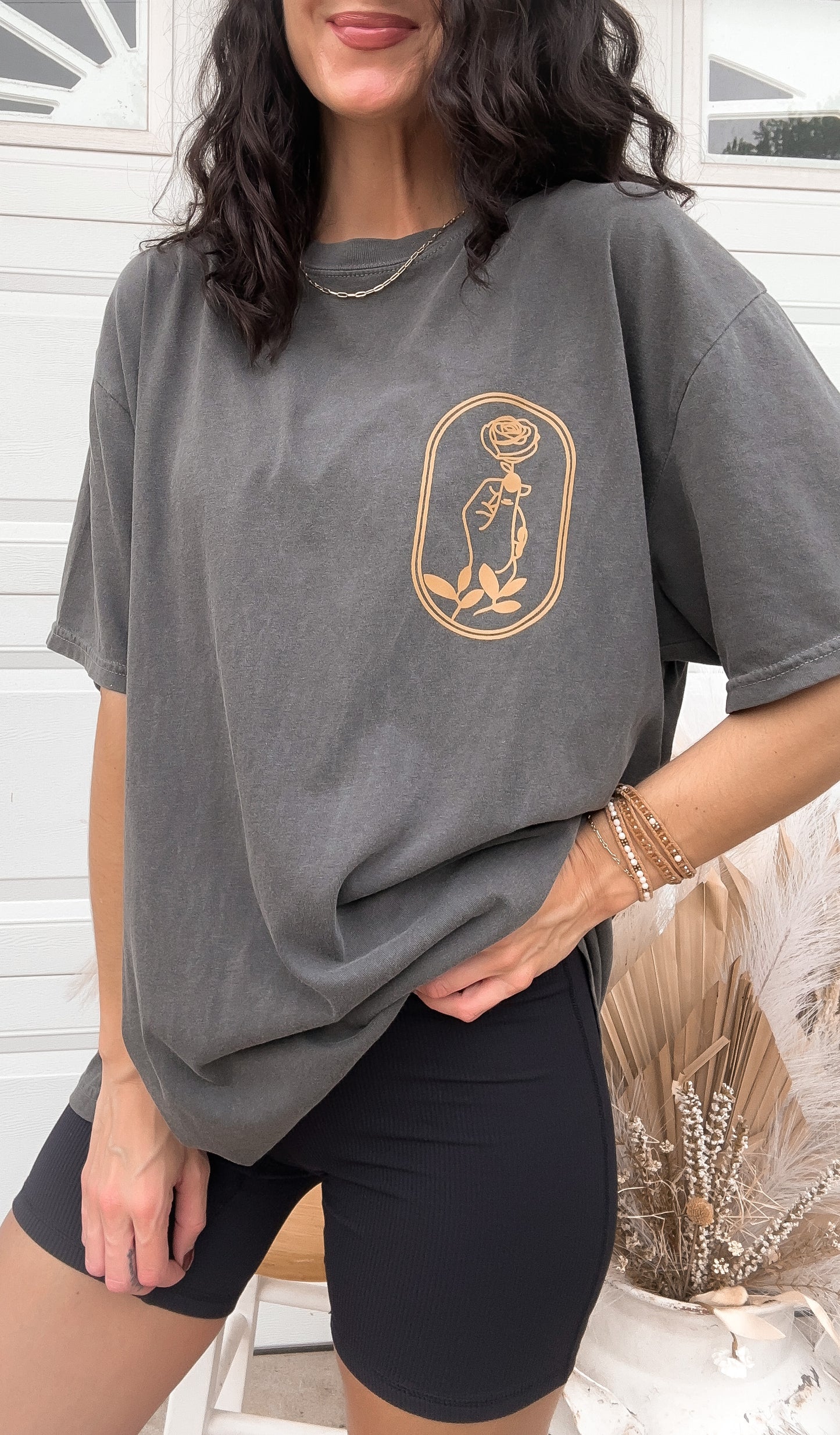 Let That Shit Go Oversized Graphic Tee