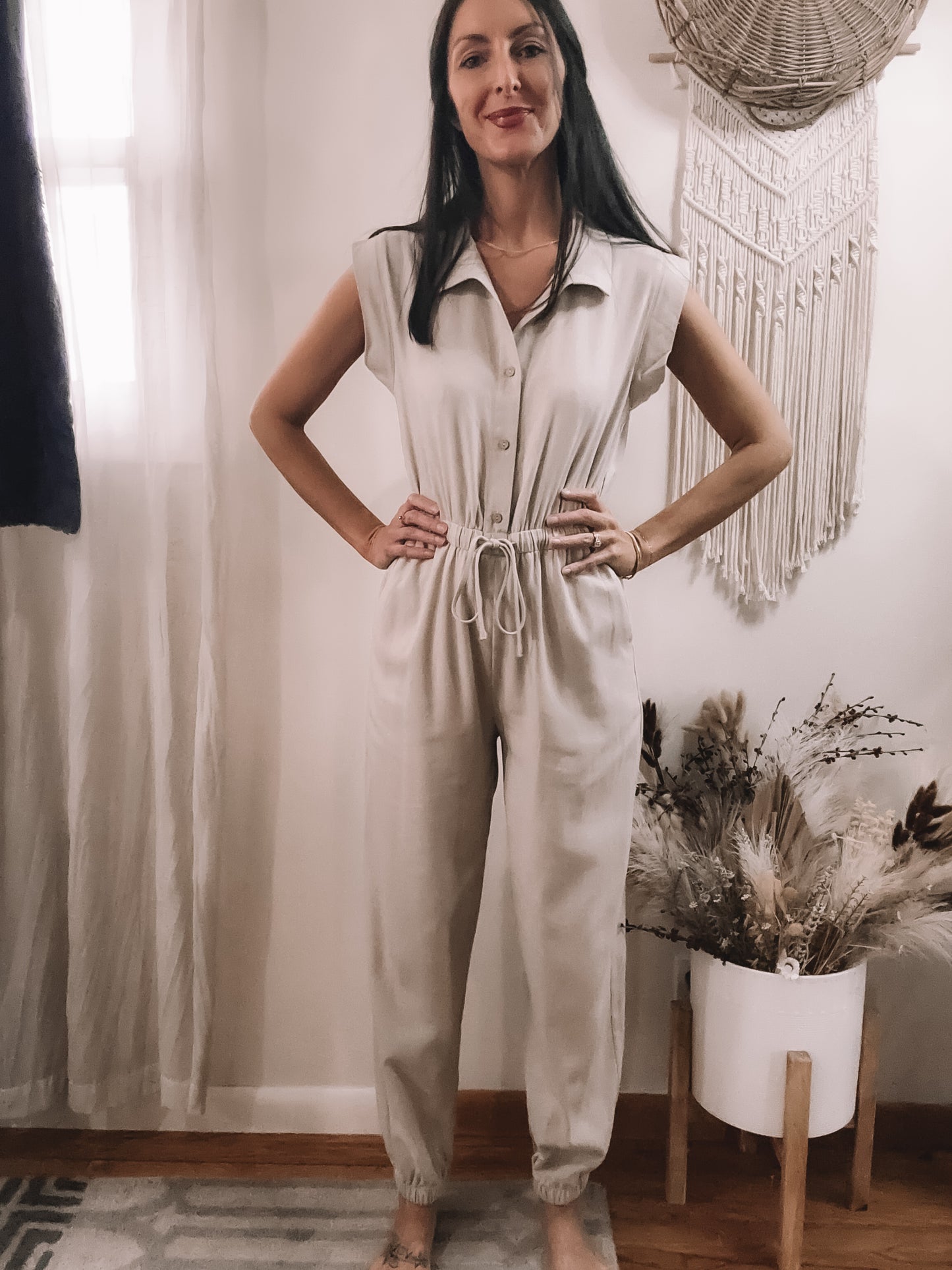 Shay Elastic Waist Jumpsuit