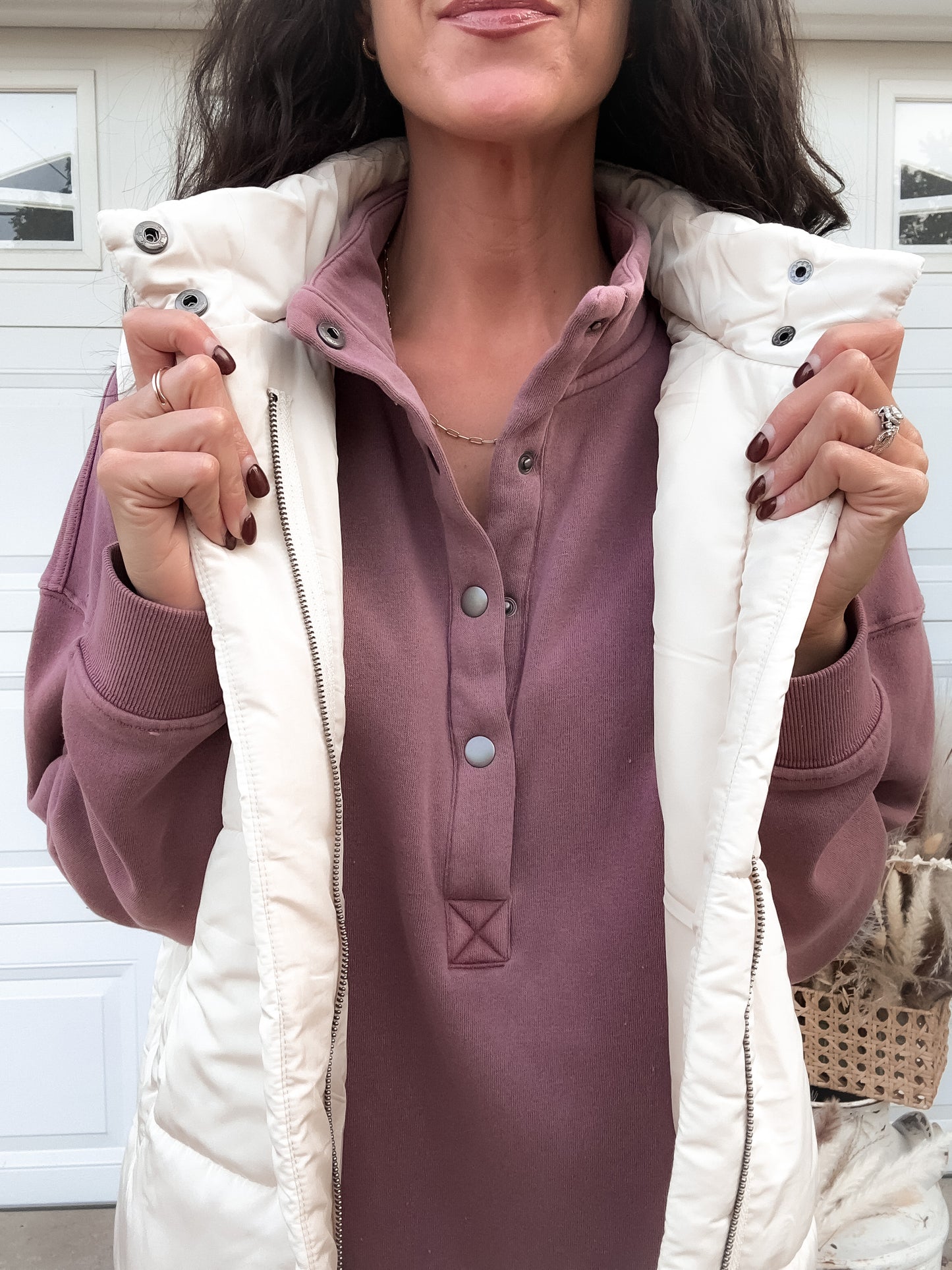 Ryder Puffer Vest - Cream
