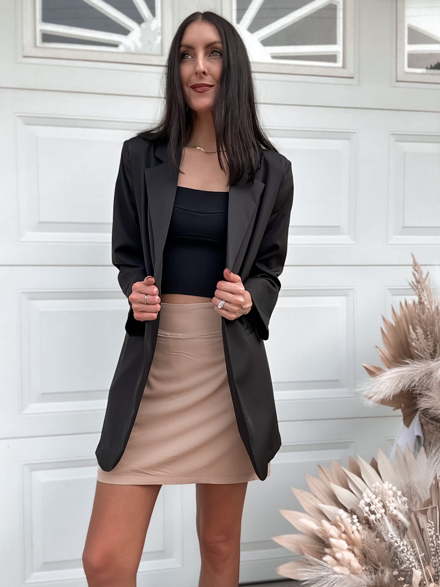 Oversized Jacket Blazer - Black