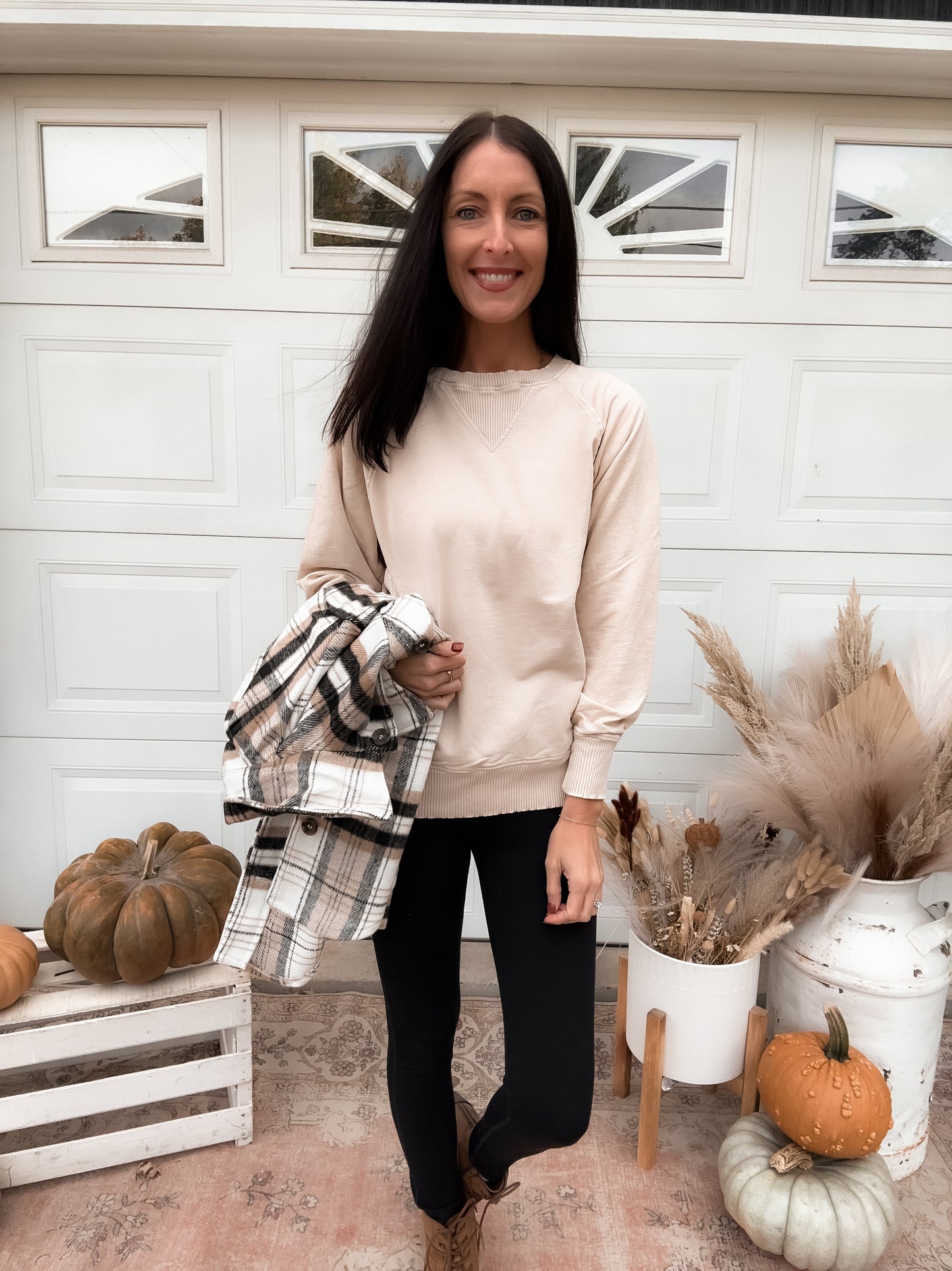 French Terry Pullover With Pockets
