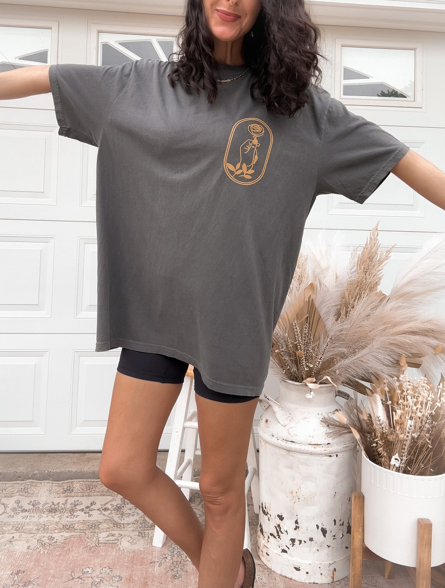 Let That Shit Go Oversized Graphic Tee