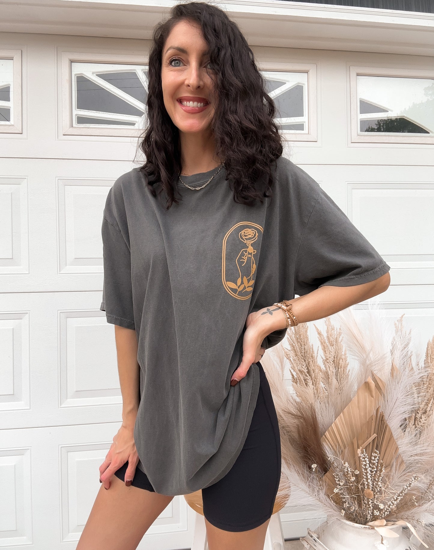 Let That Shit Go Oversized Graphic Tee