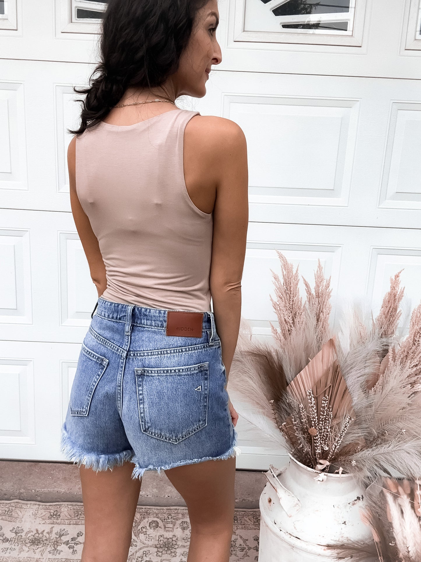 Boat Neck Tank - Taupe