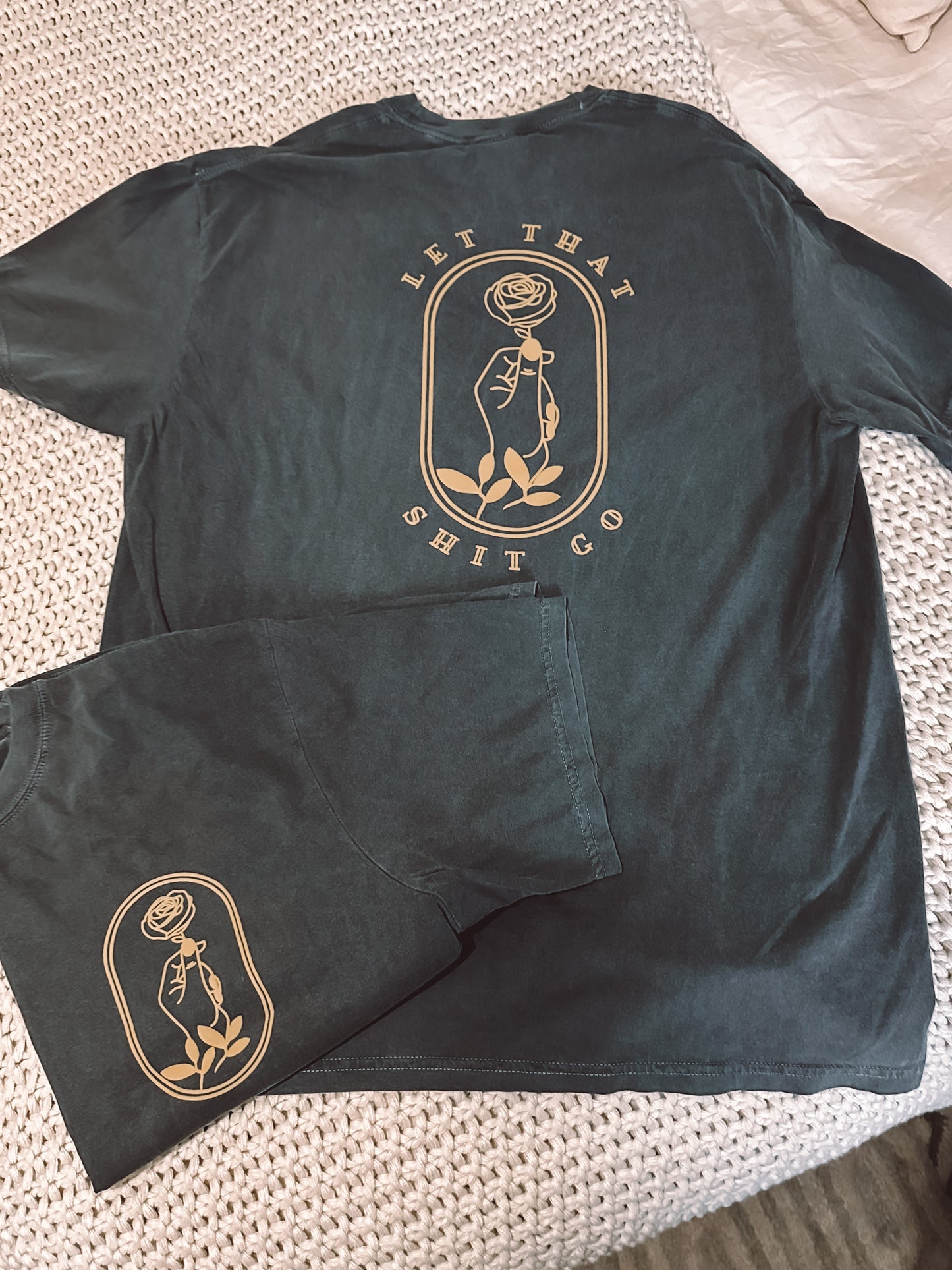 Let That Shit Go Oversized Graphic Tee