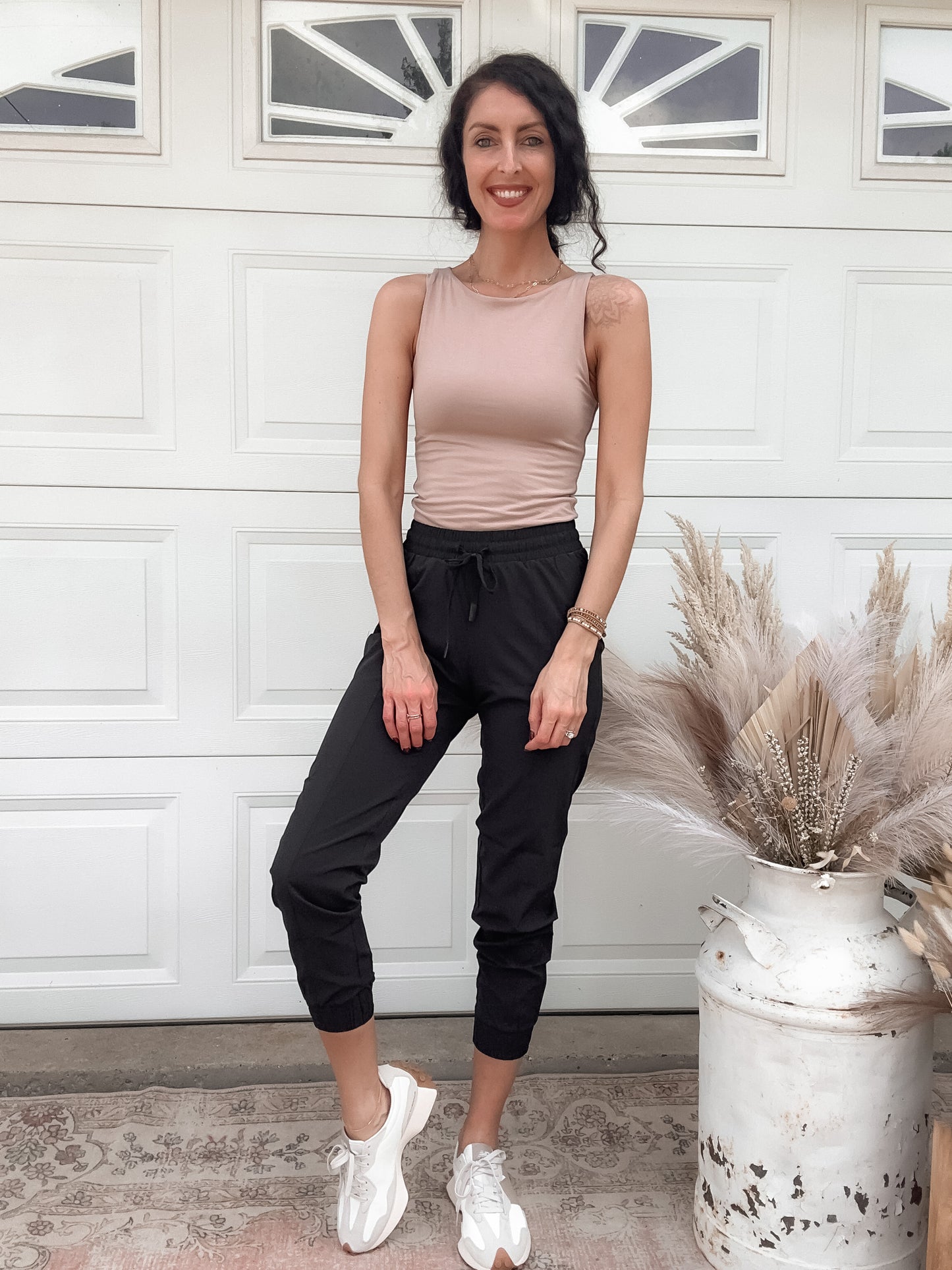 Boat Neck Tank - Taupe
