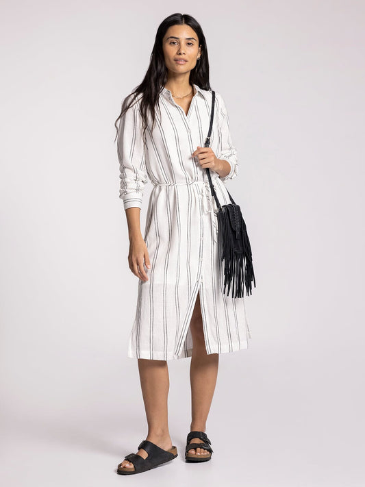 Ainsley Long Sleeve Stripe Dress