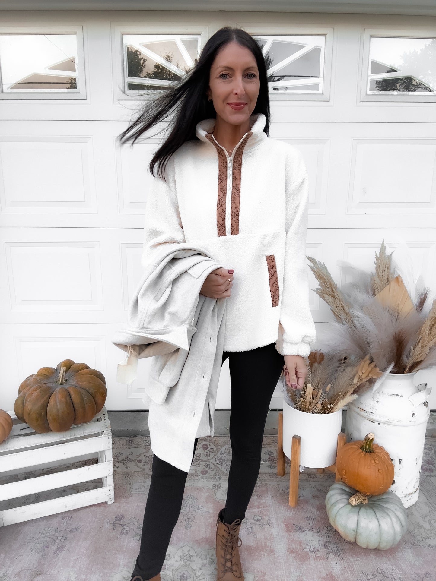 Long Line Button Down Jacket