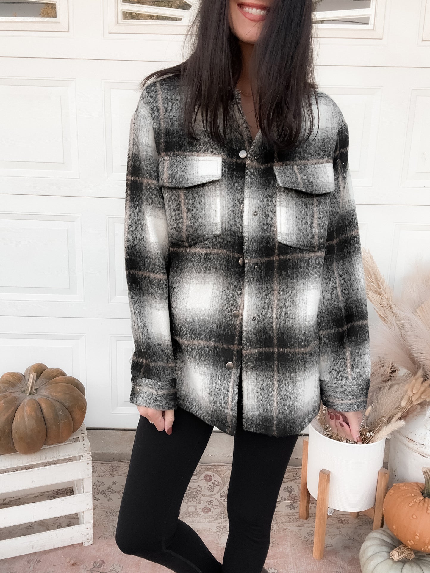 Midnight Plaid Shacket
