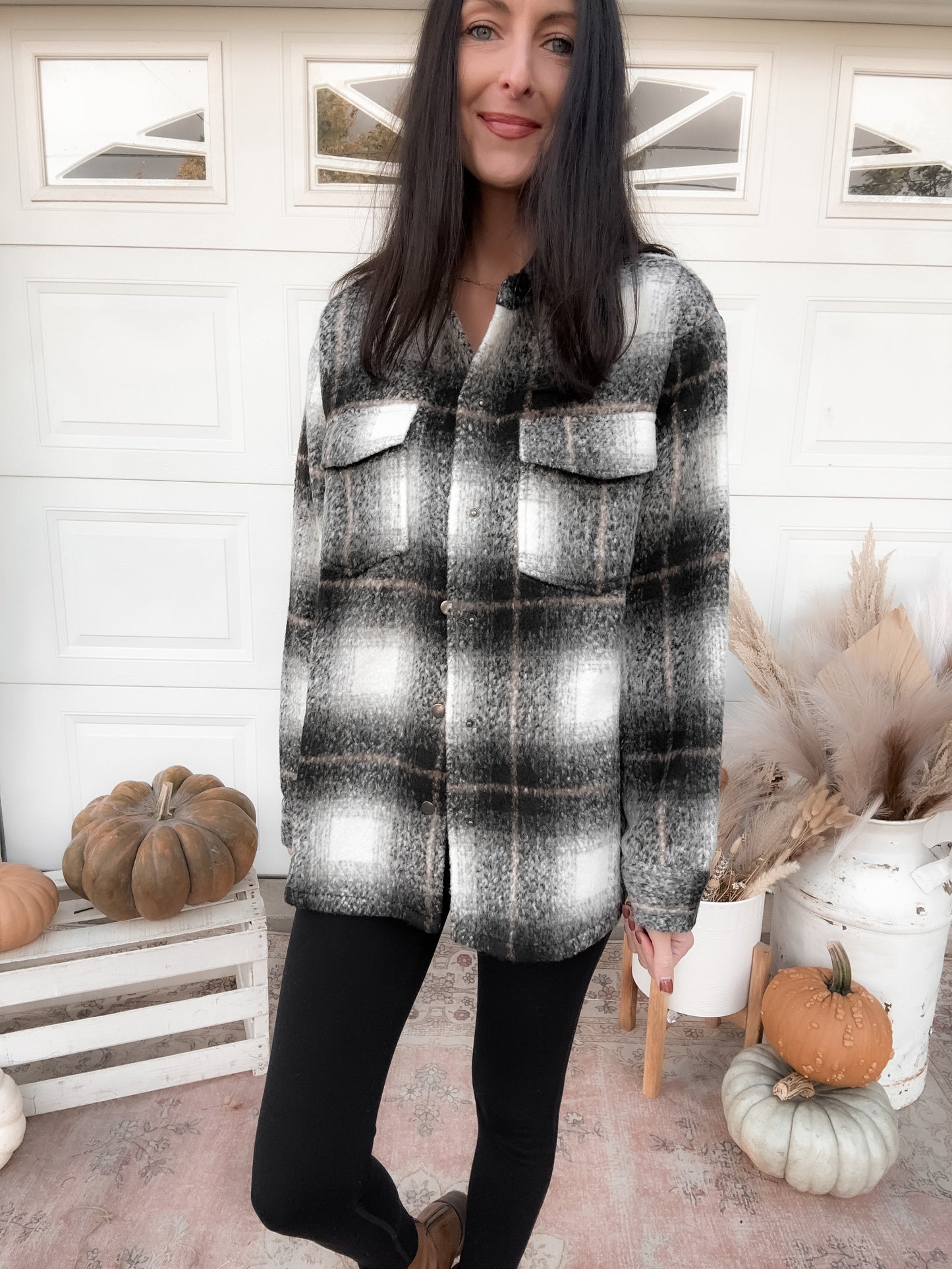 Midnight Plaid Shacket