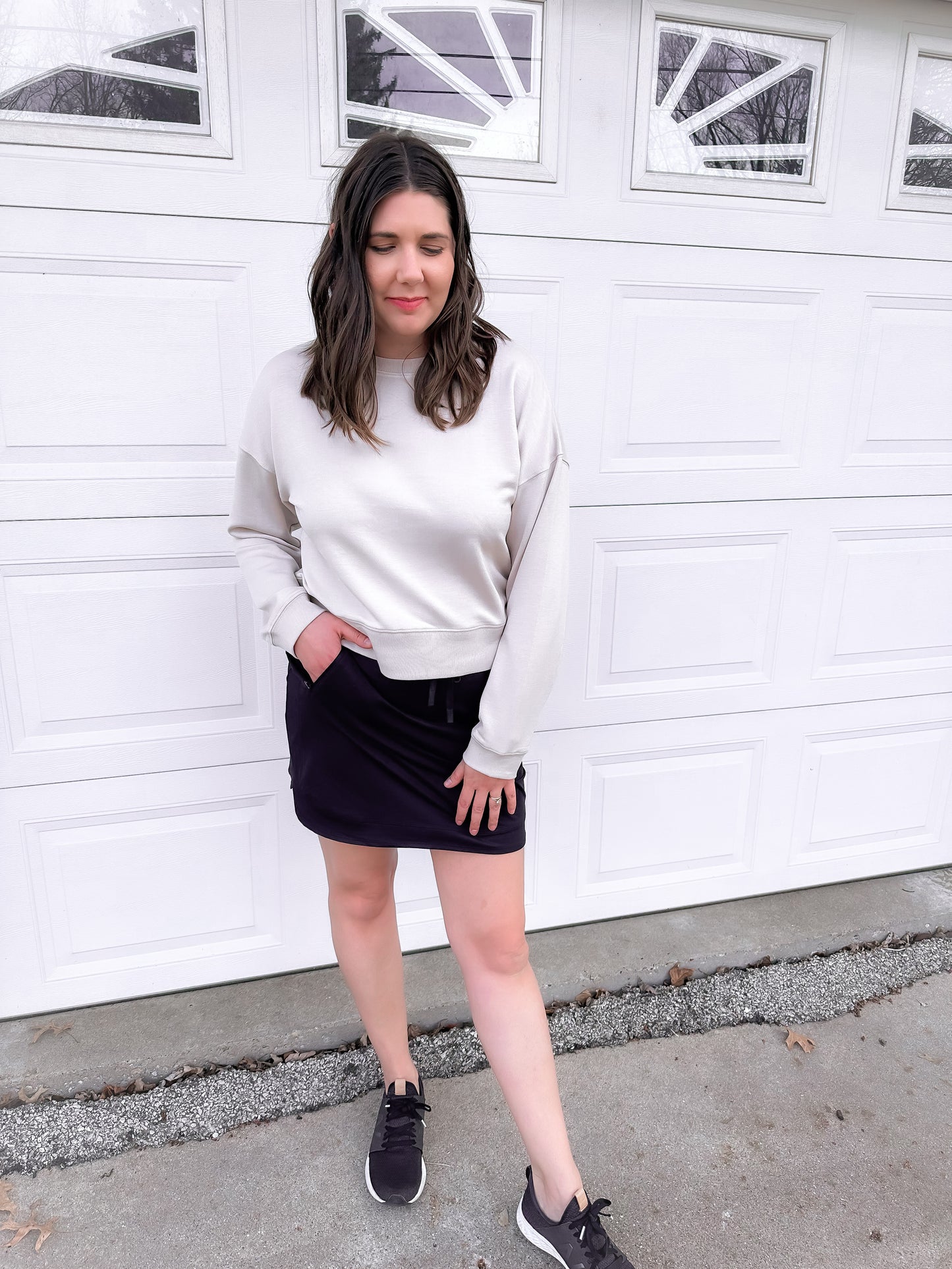 Addison Athletic Skirt - Black