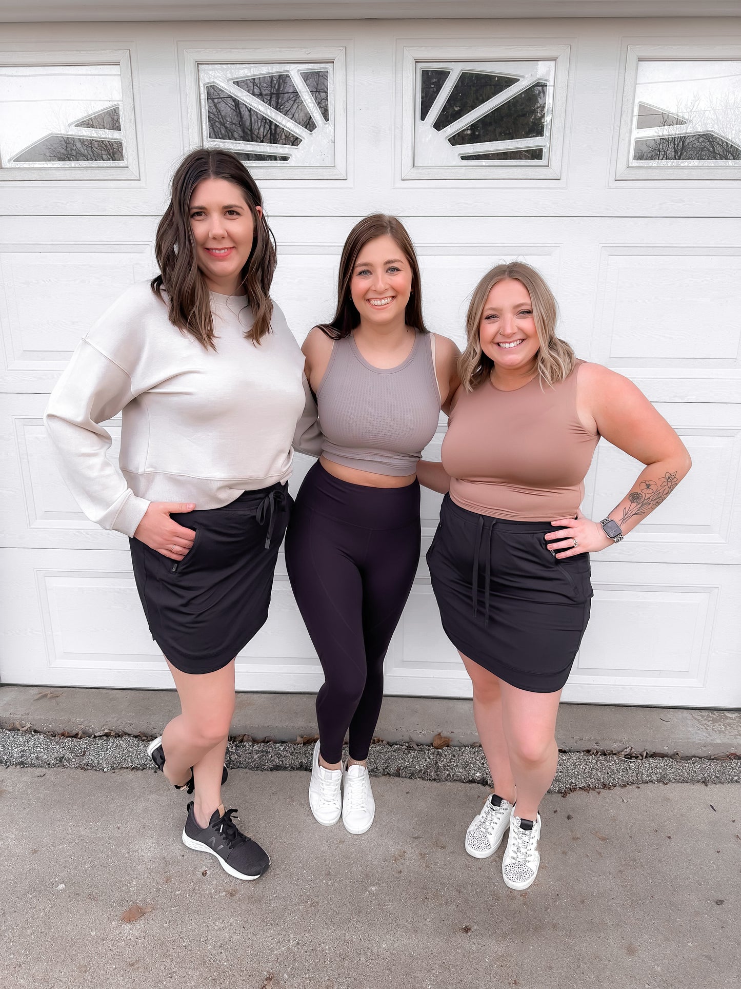 Addison Athletic Skirt - Black