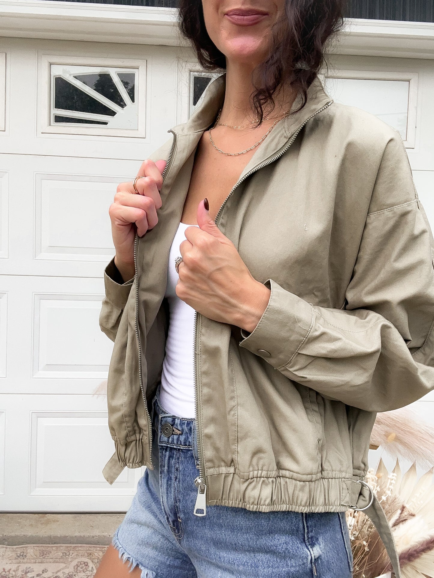 Bomber Jacket - Olive