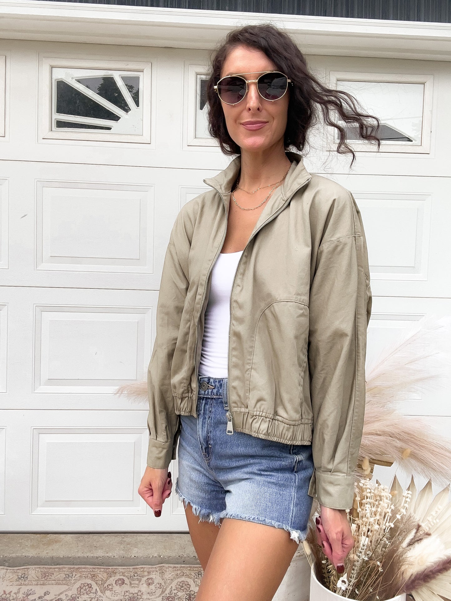 Bomber Jacket - Olive