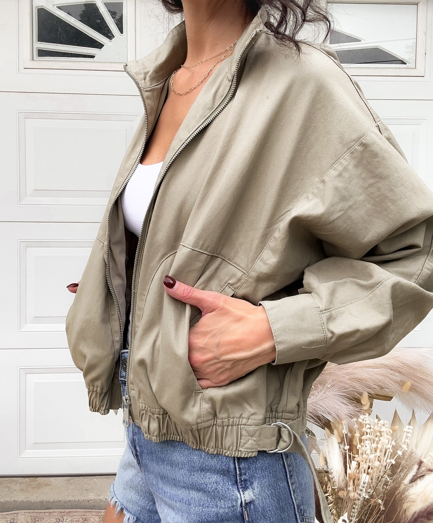 Bomber Jacket - Olive