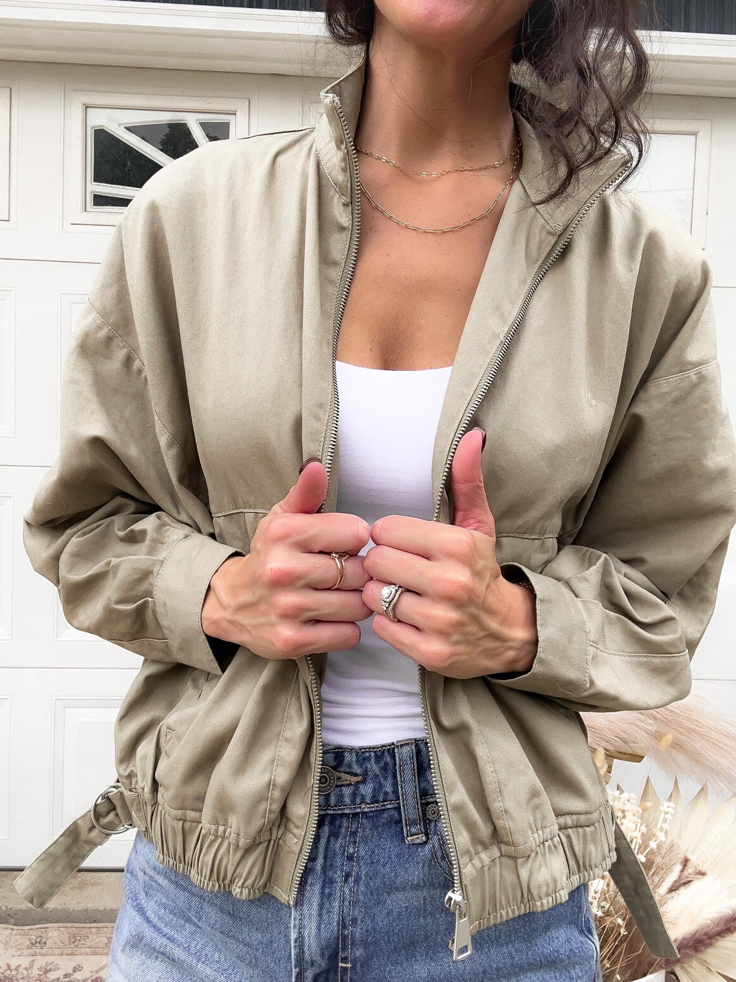 Bomber Jacket - Olive