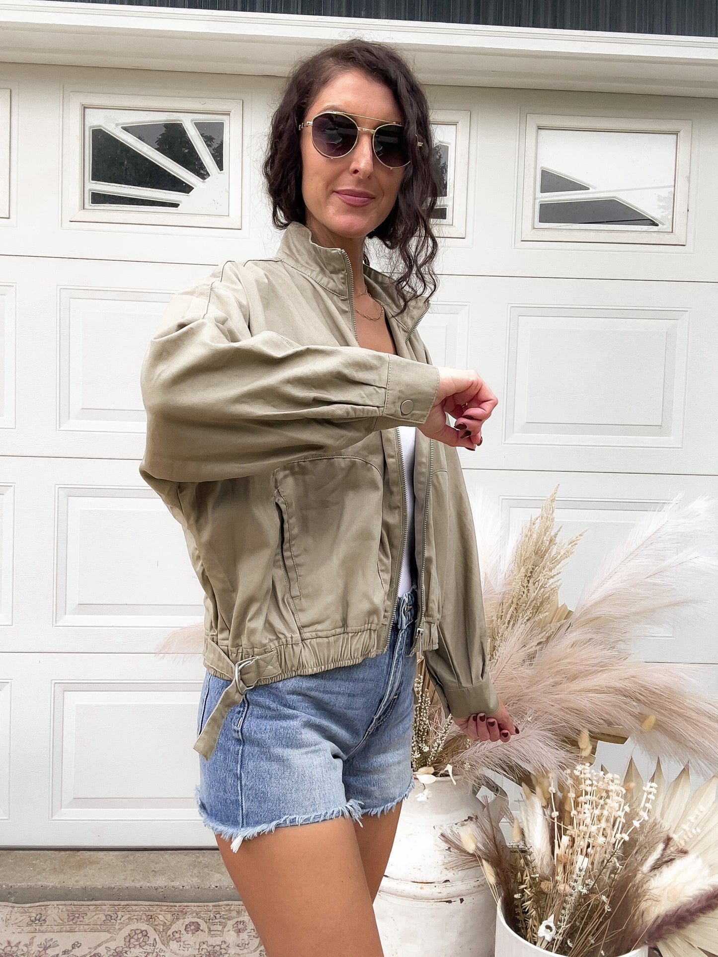 Bomber Jacket - Olive
