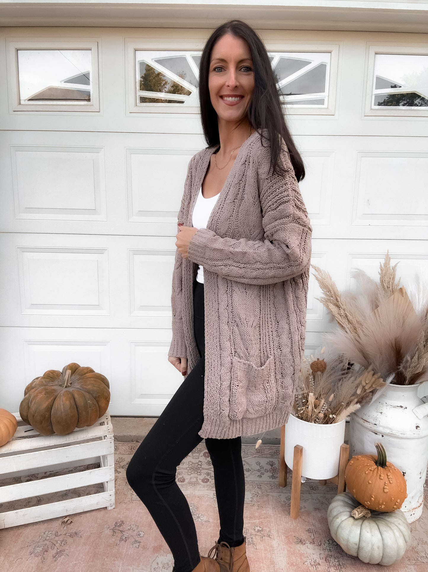 Truffle Knitted Cardigan