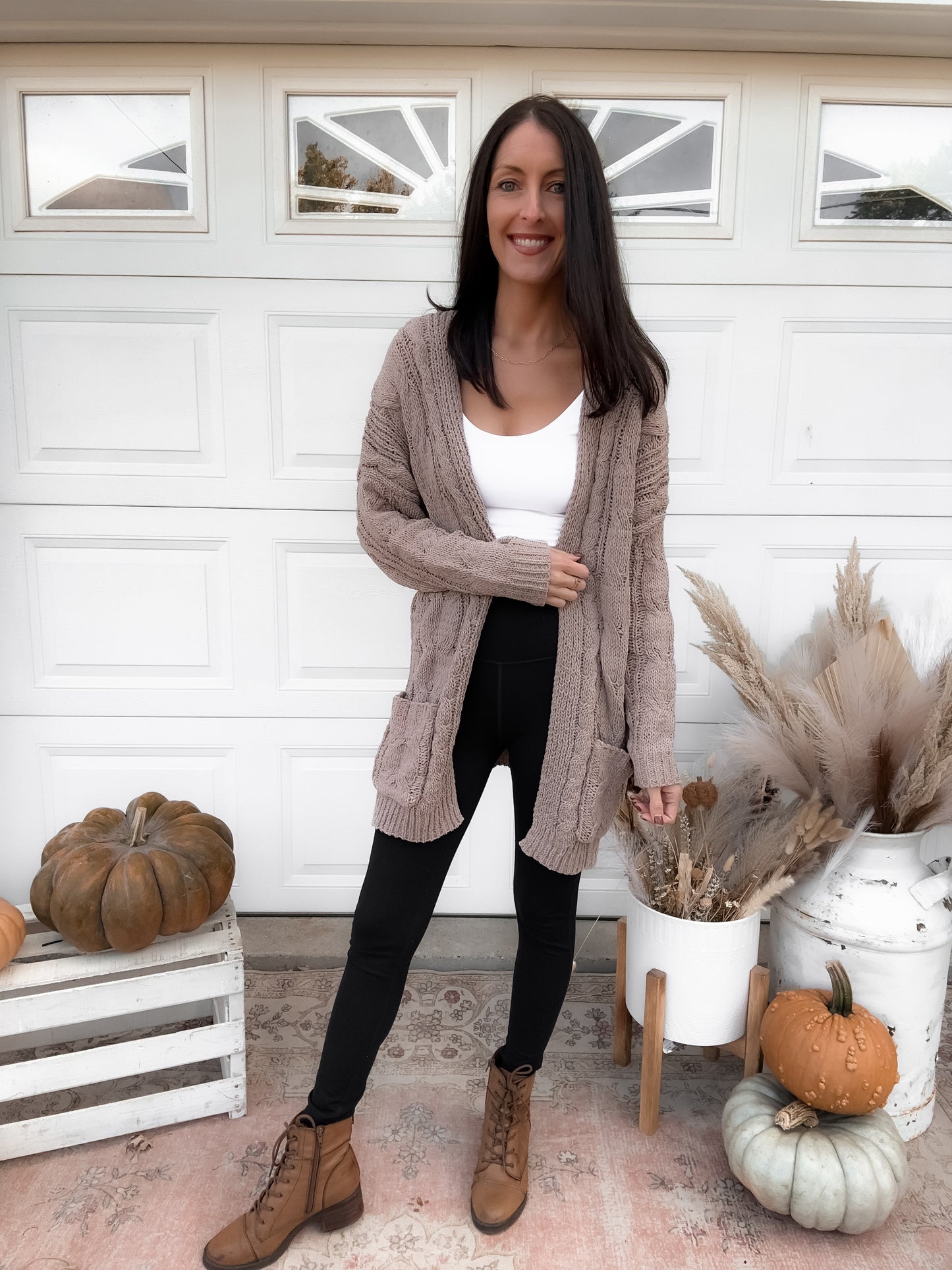 Truffle Knitted Cardigan