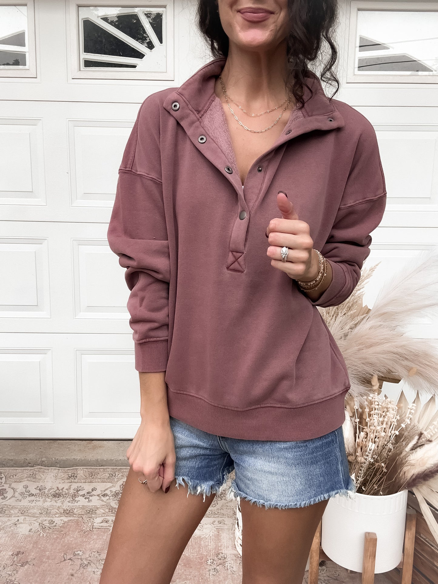 Vanessa Pullover - Malbec