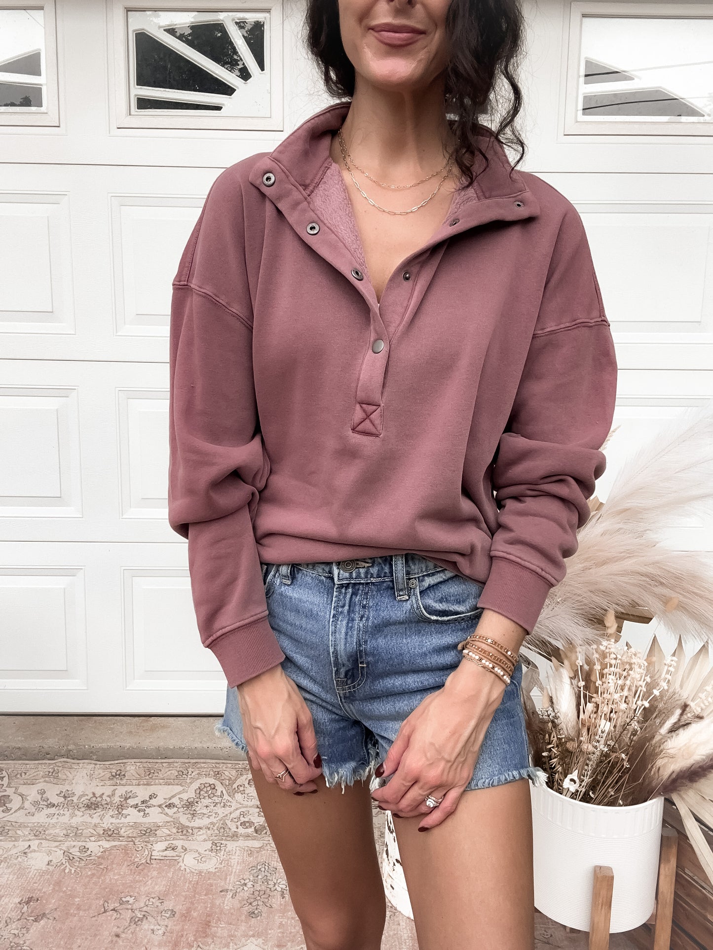 Vanessa Pullover - Malbec
