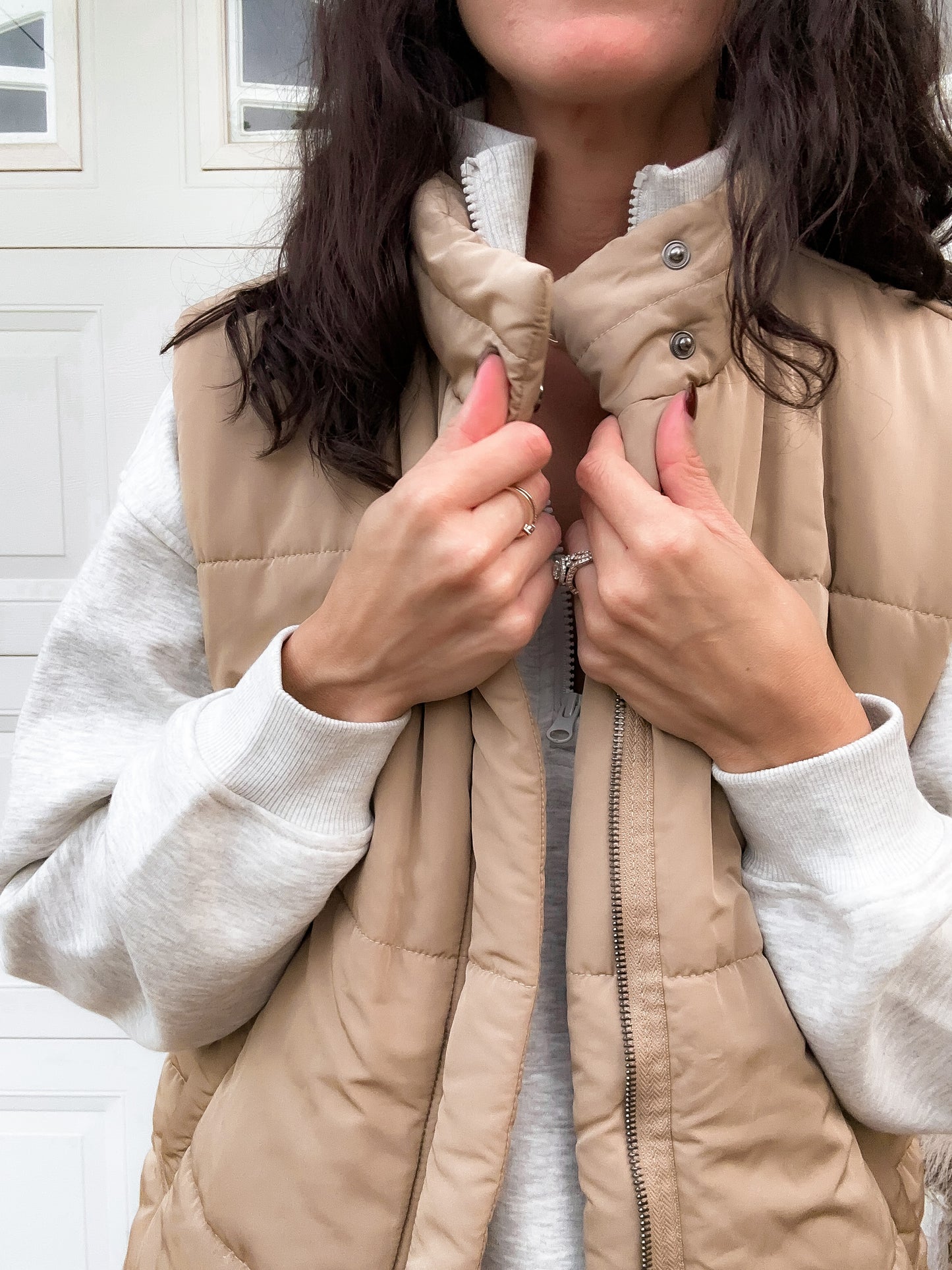 Ryder Puffer Vest - Tan