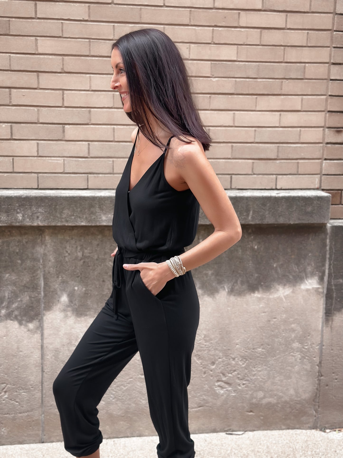 Jersey Knit Jumpsuit