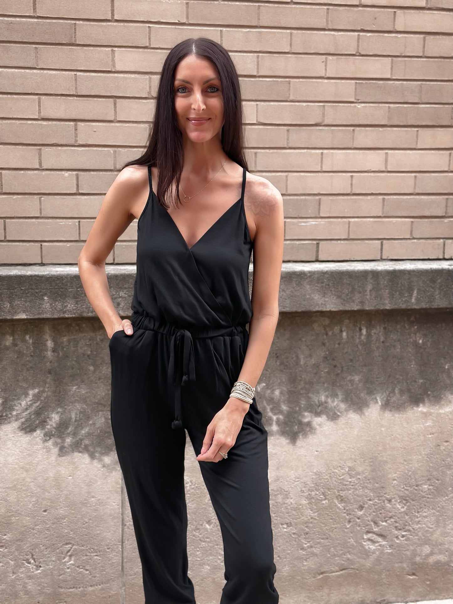 Jersey Knit Jumpsuit