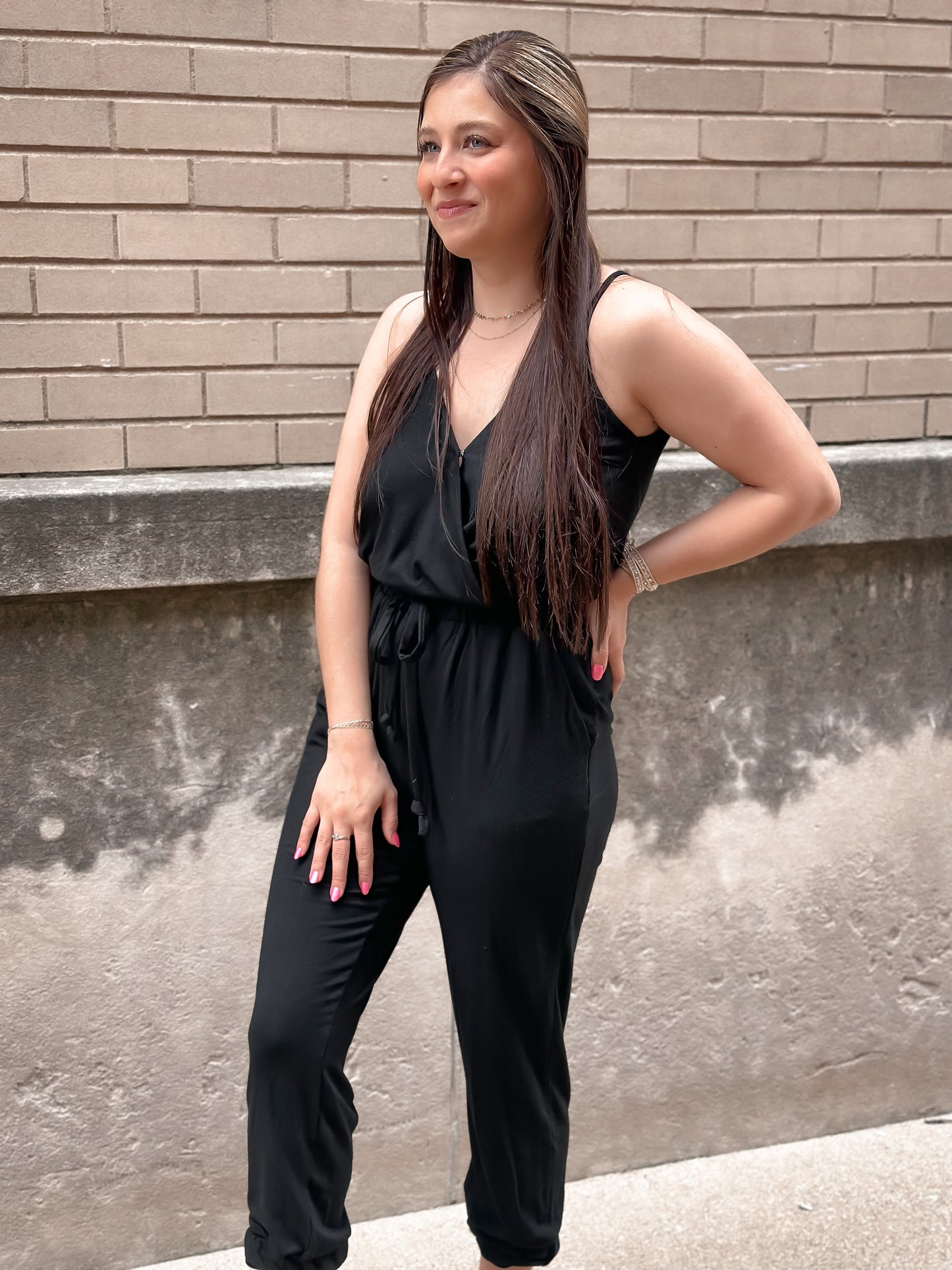Jersey Knit Jumpsuit