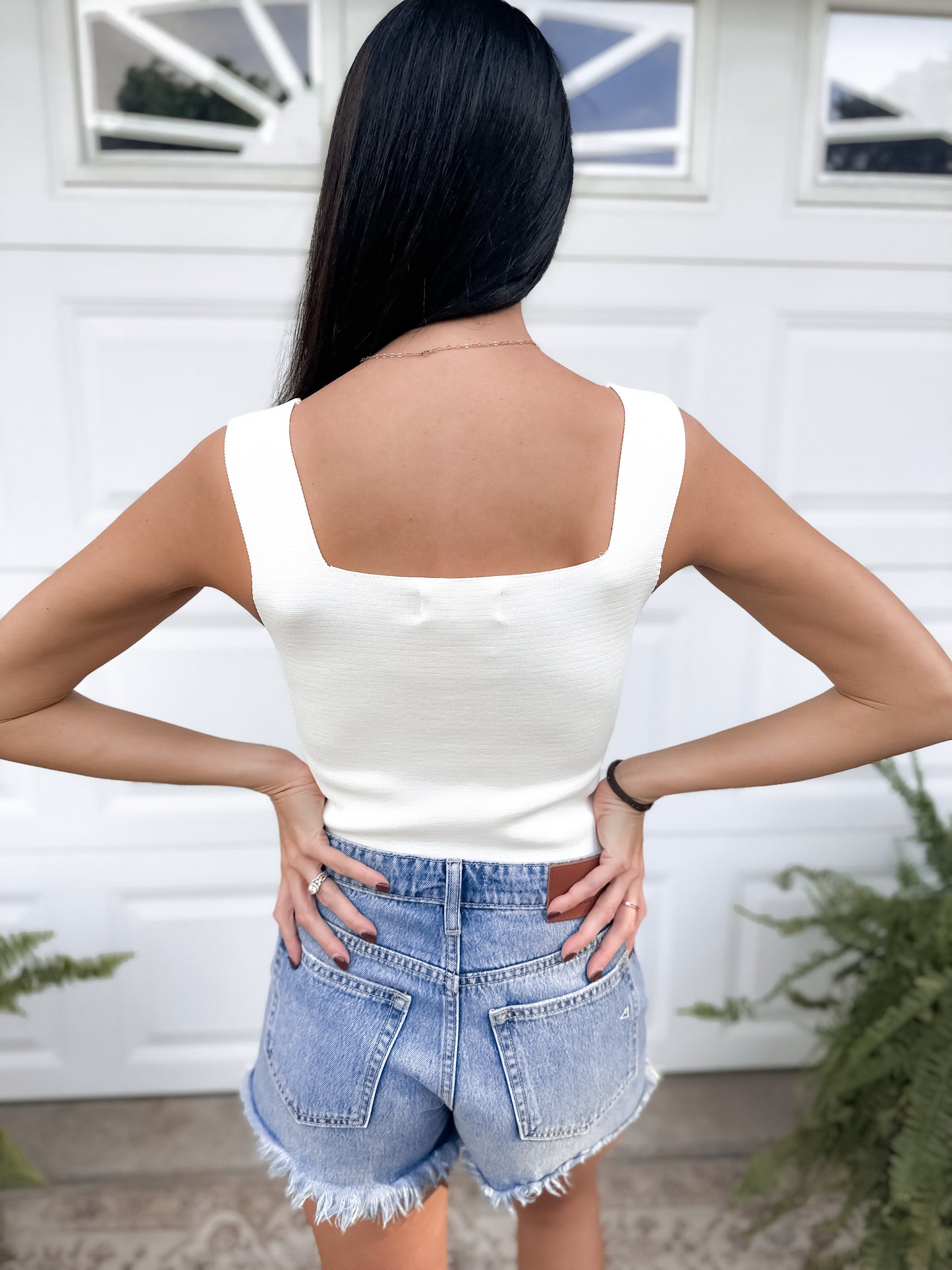 Wide Strap Brami - Cream