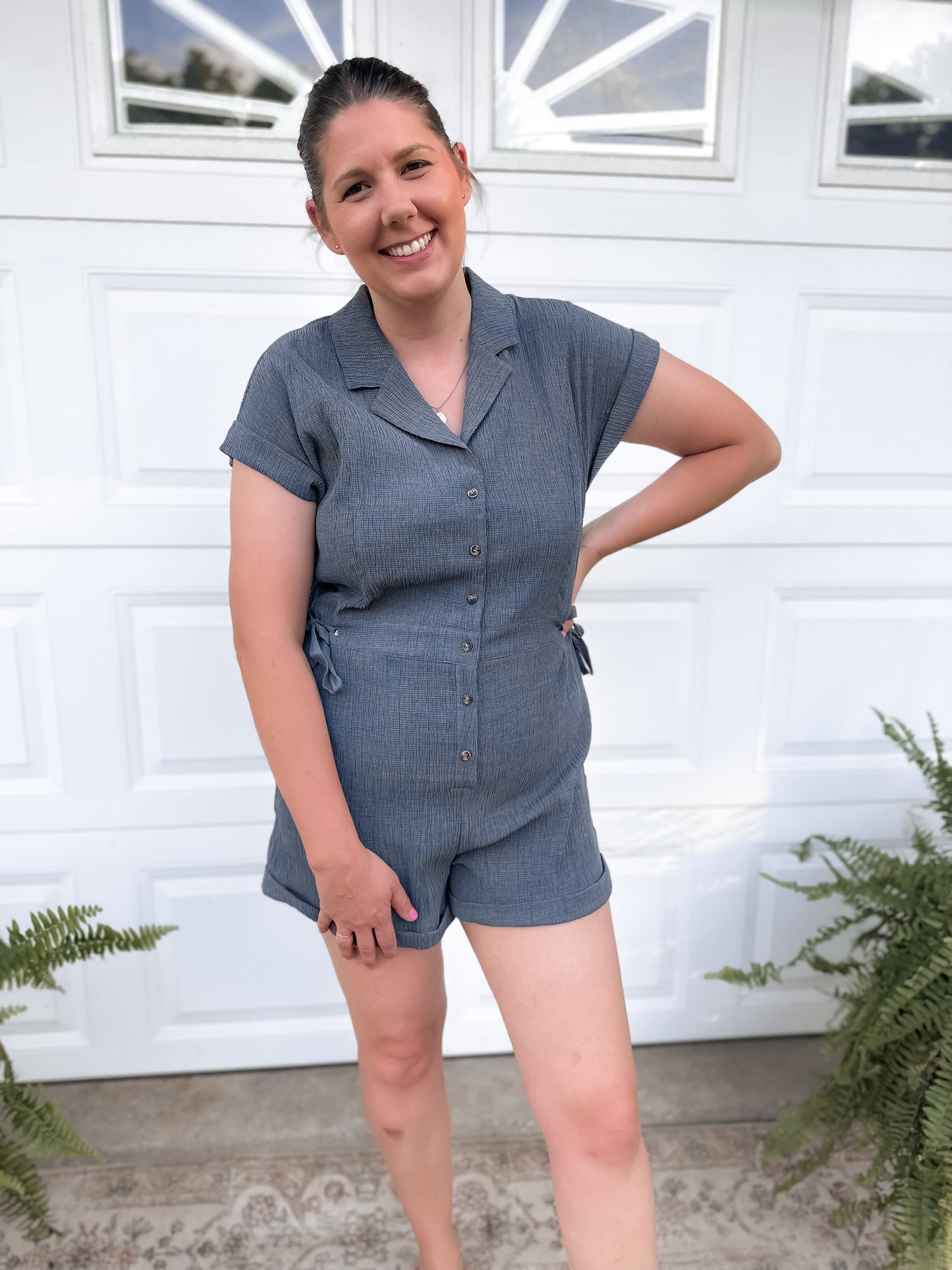 Devyn Tie Waist Romper