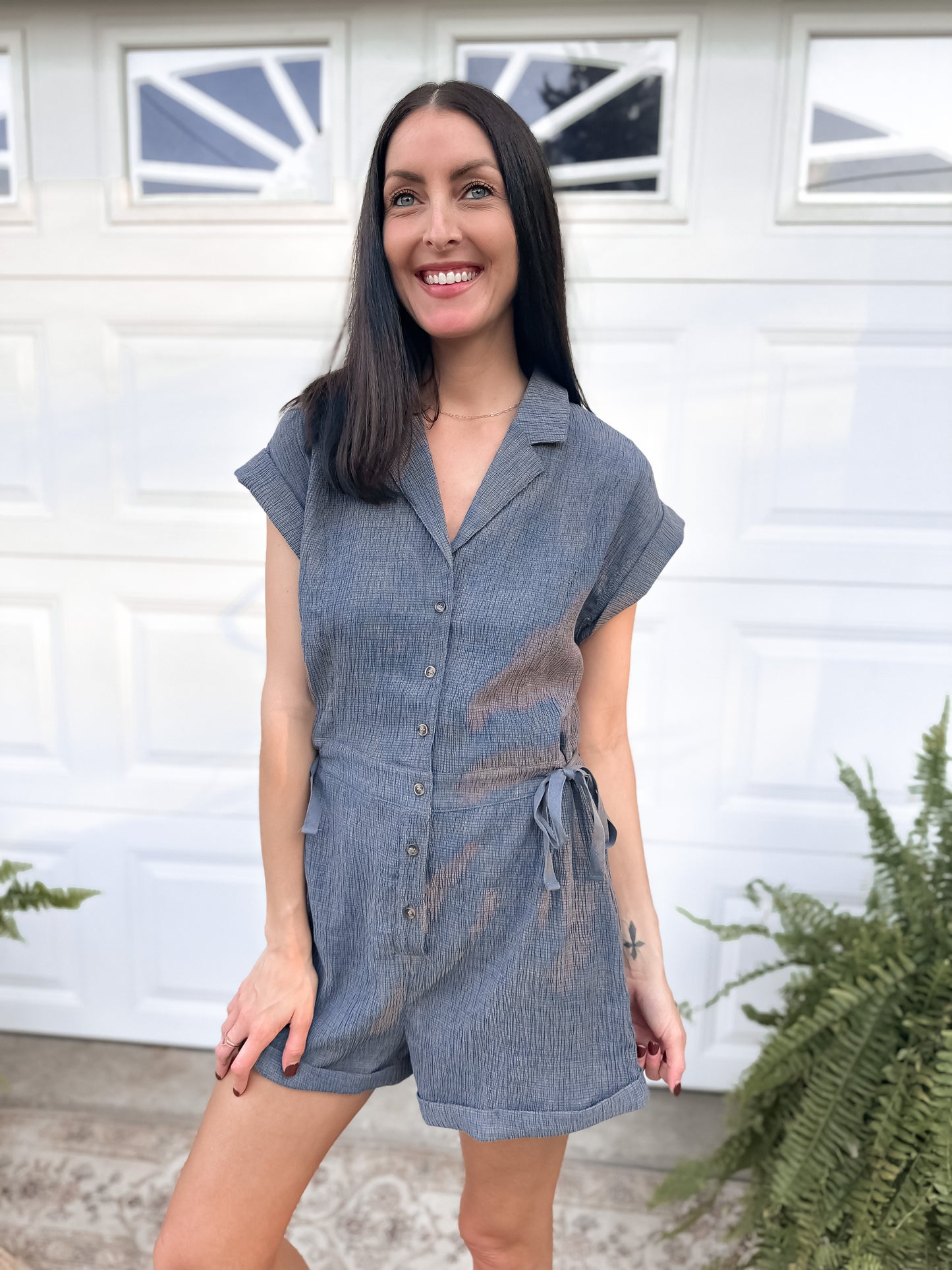 Devyn Tie Waist Romper