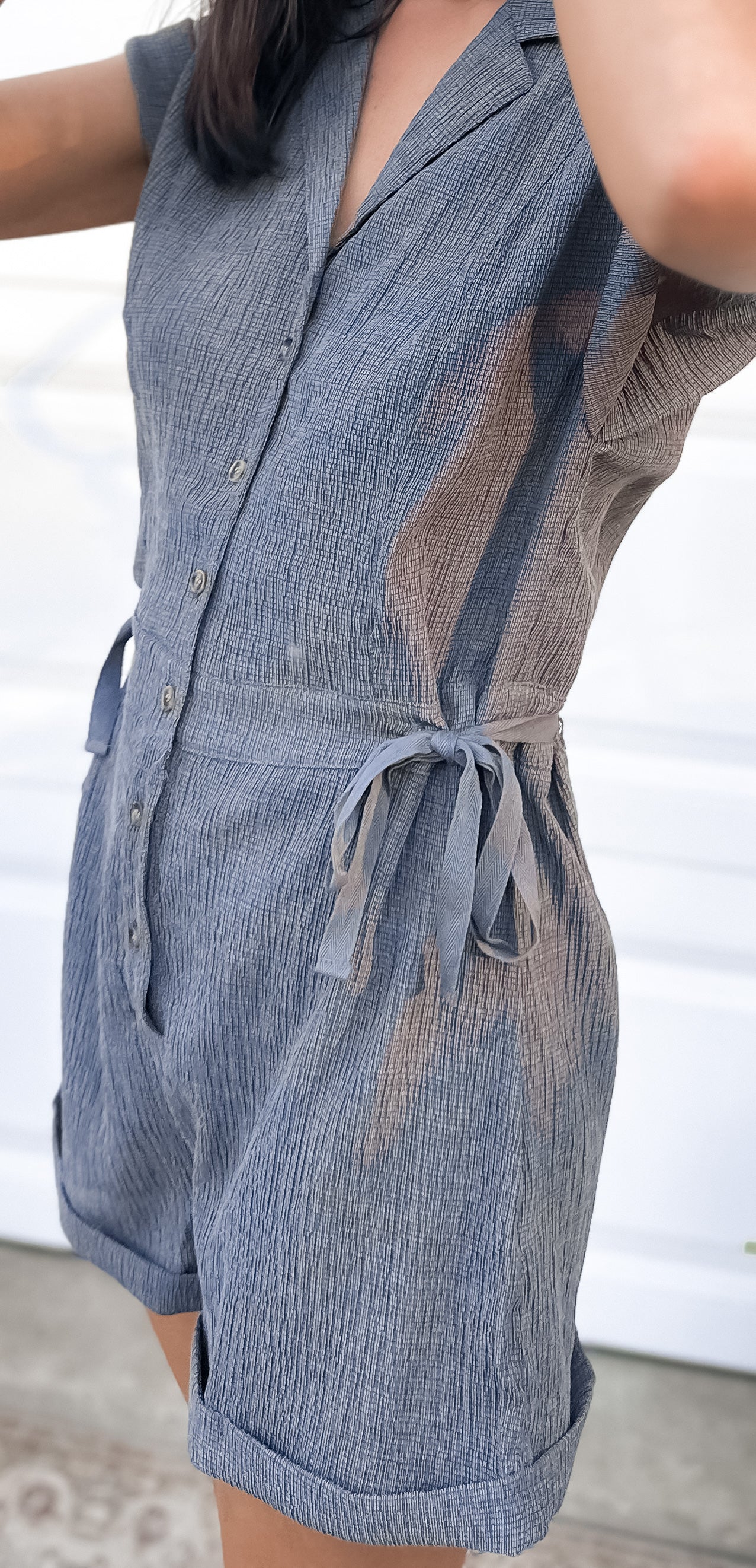 Devyn Tie Waist Romper