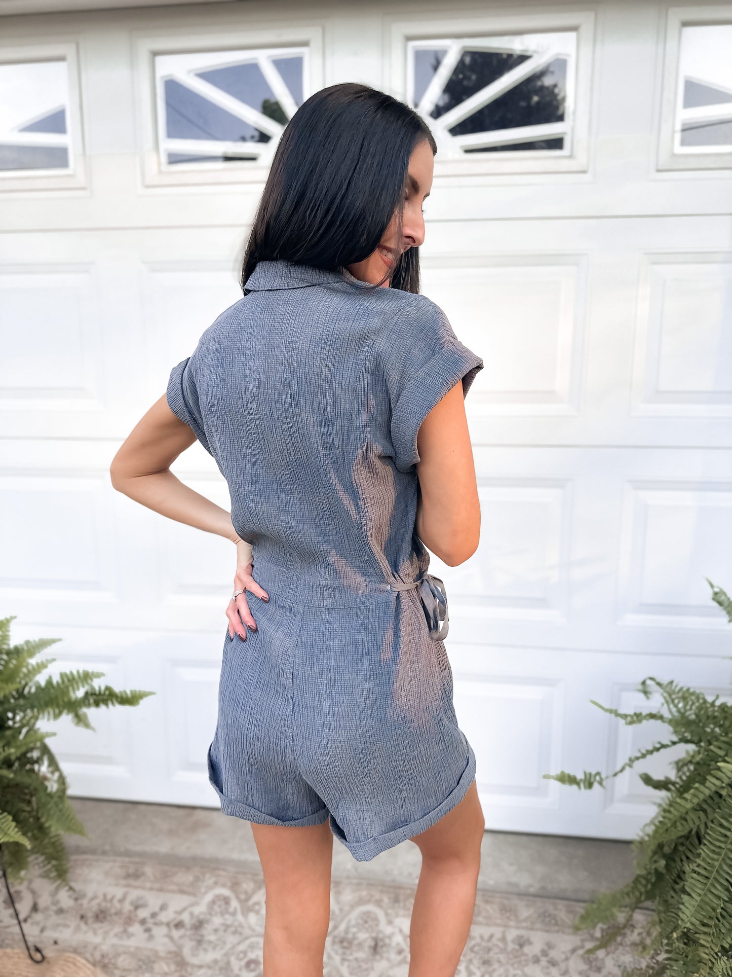 Devyn Tie Waist Romper