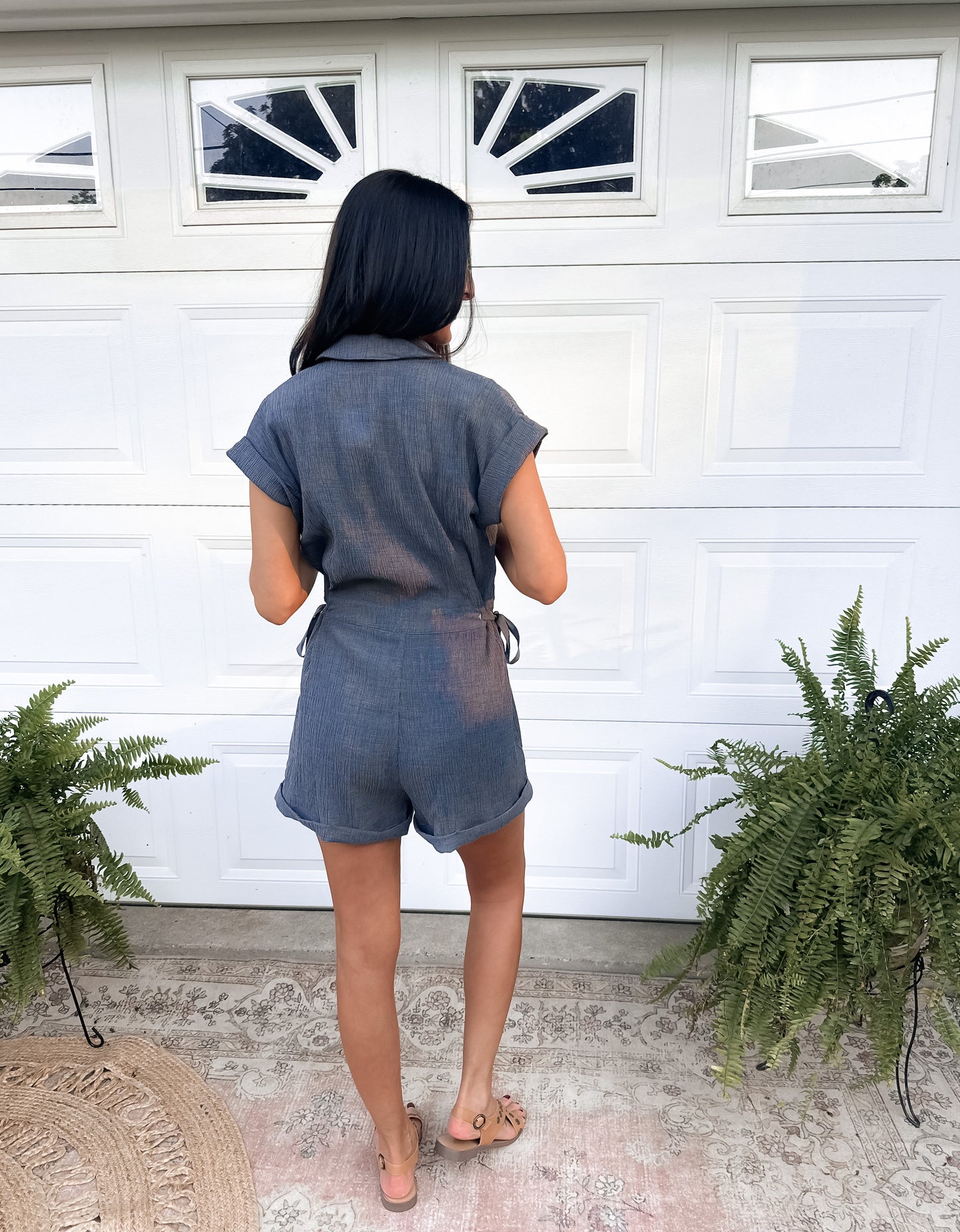Devyn Tie Waist Romper