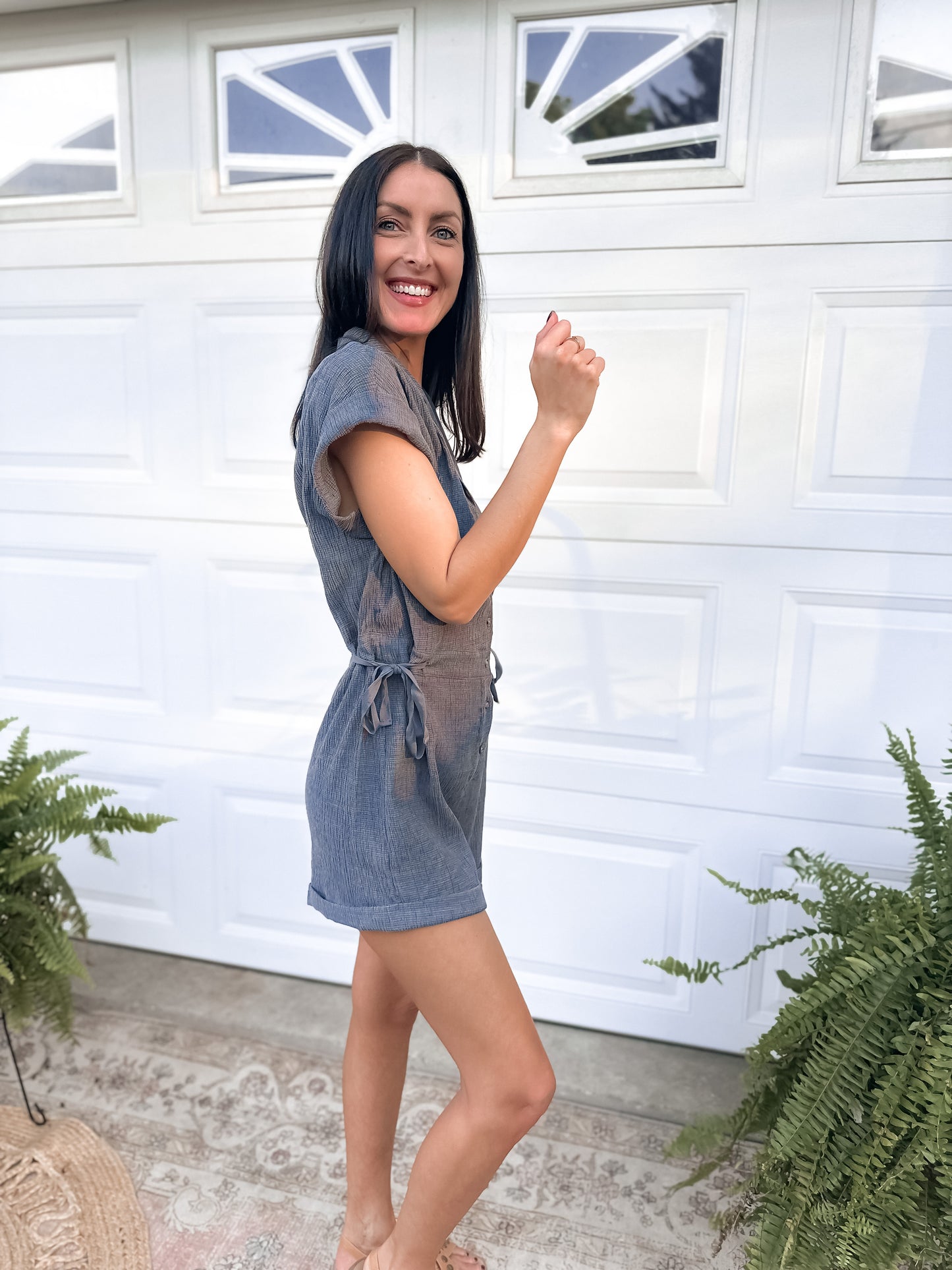 Devyn Tie Waist Romper