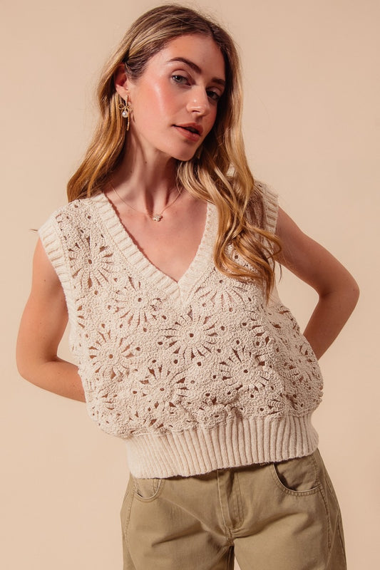 Conley Vneck Sweater Top