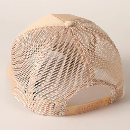 Coffee Run Trucker Hat - Latte