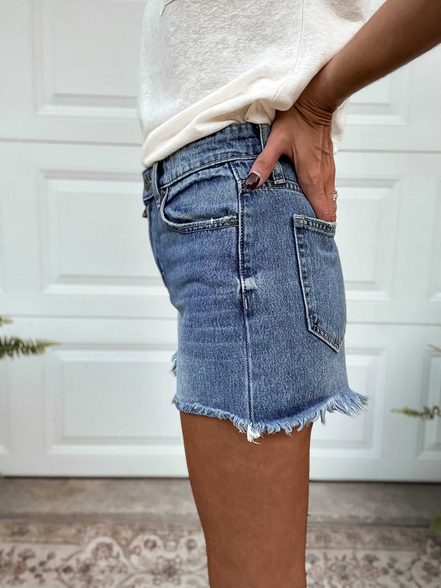 Riley High Rise Boyfriend Shorts