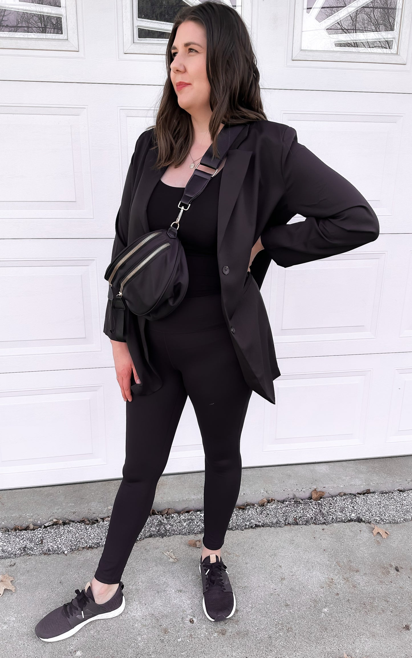 Oversized Jacket Blazer - Black