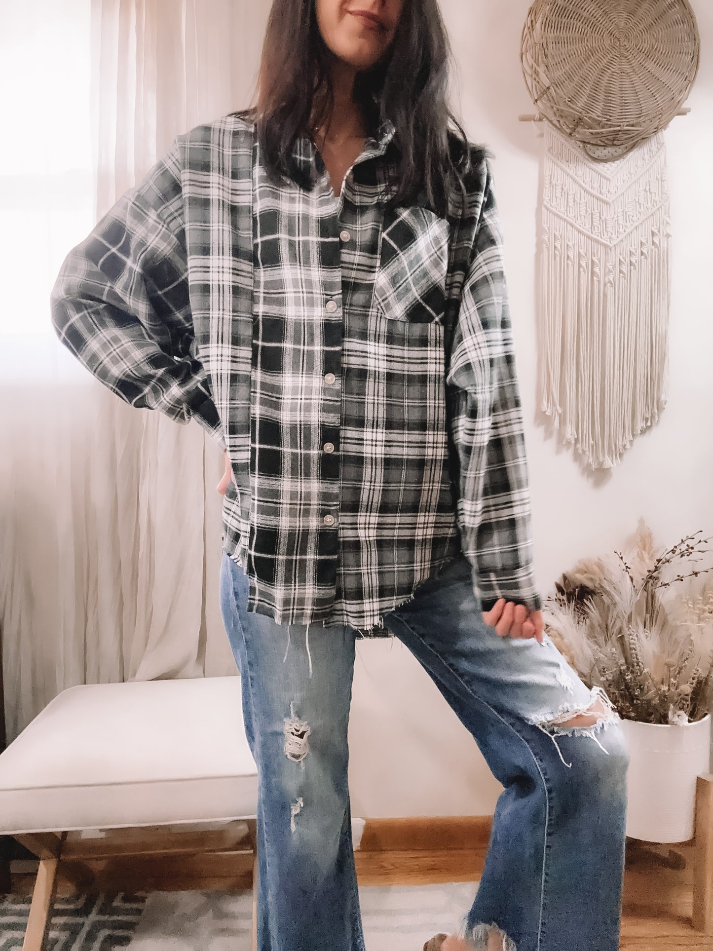 Lennon Oversized Flannel