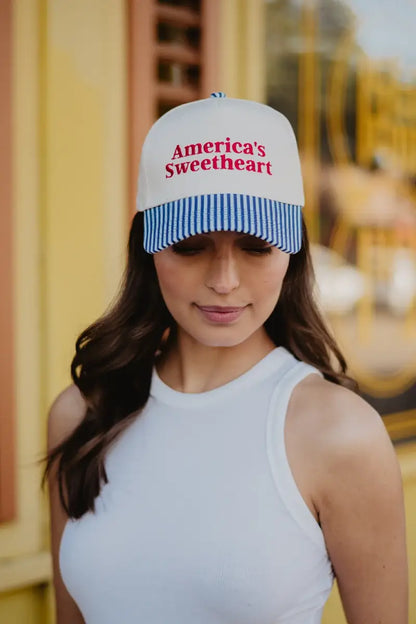 America's Sweetheart Vintage Trucker Hats Grad Gift