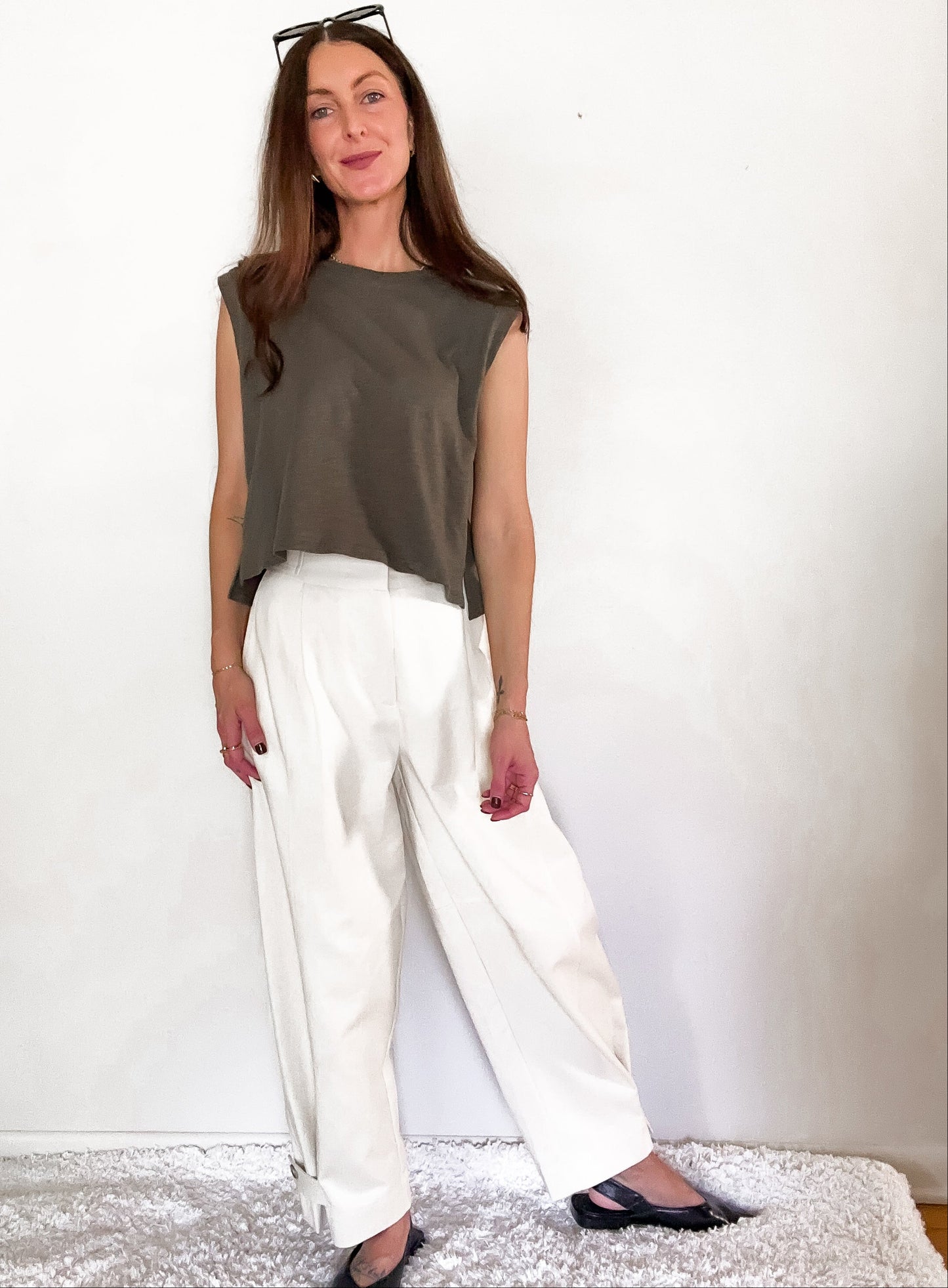 Brittany Olive Top