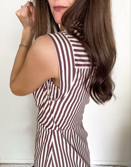 Weston Stripe Midi Dress