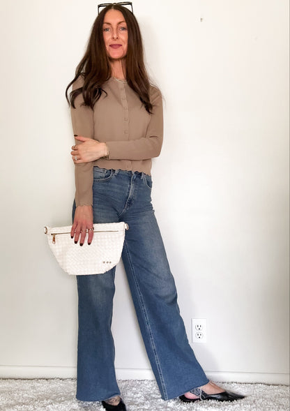 Josephine Top- Deep Taupe