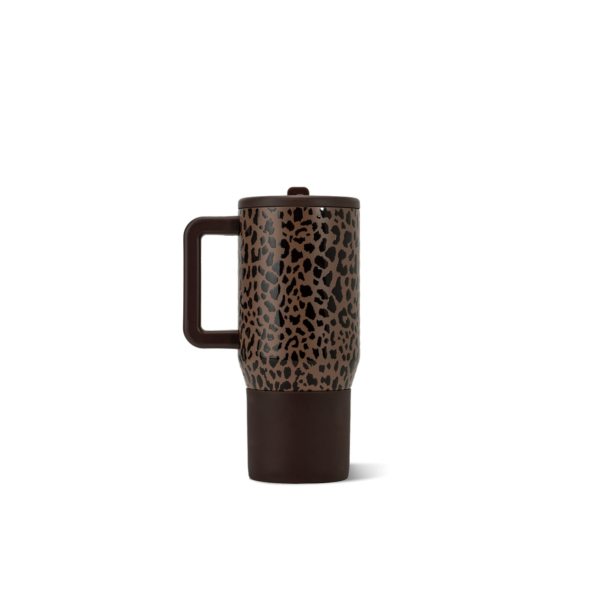 Brown Leopard HydroJug 20 oz Traveler Tumbler