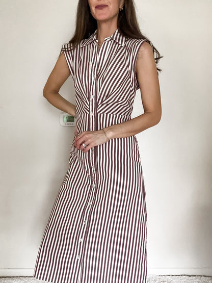 Weston Stripe Midi Dress
