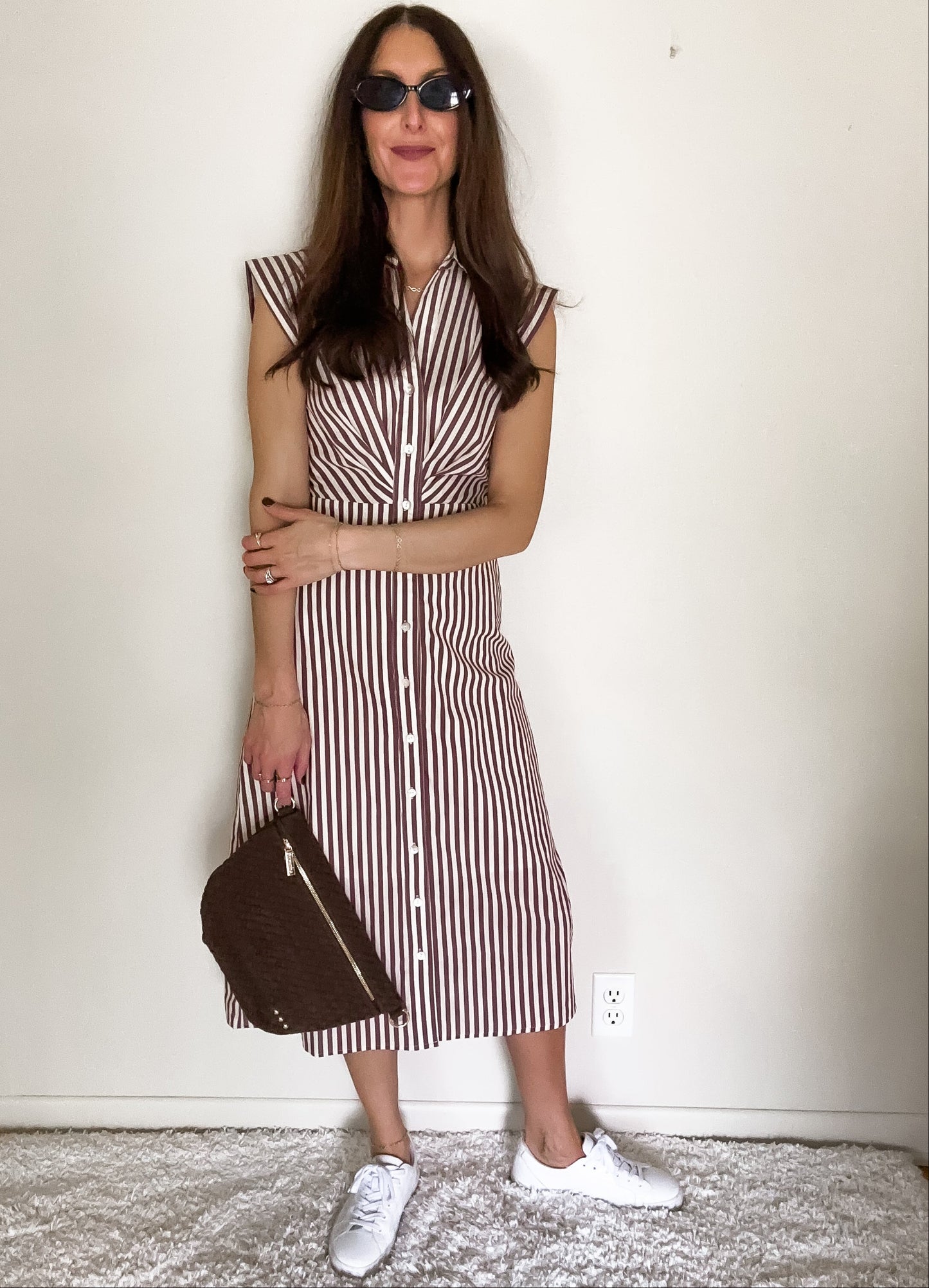 Weston Stripe Midi Dress