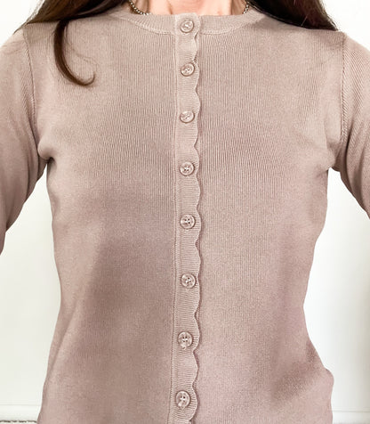 Josephine Top- Deep Taupe